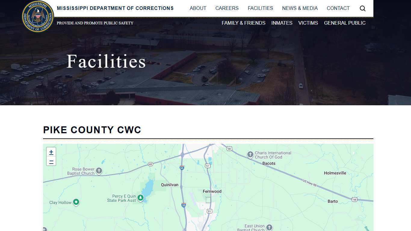 Pike County CWC | Mississippi Department of Corrections